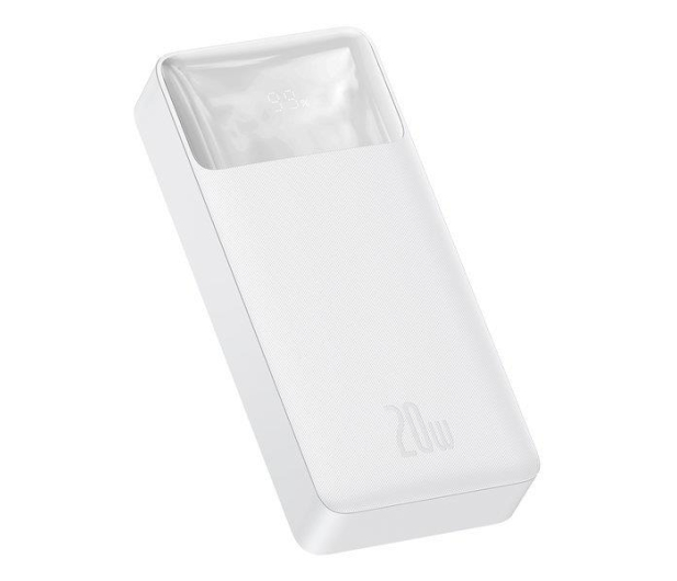 Baseus Bipow 20000mAh, 2xUSB, USB-C, 20W (biały) - 711353 - zdjęcie 2